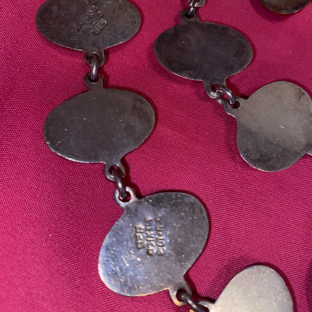 Necklace, bracelet and earrings